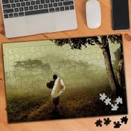 75213 Balık Tutmaya Giden Çocuk 240 Parça Puzzle Yapboz