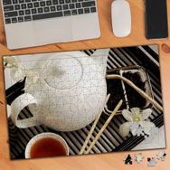 75502 Beş Çayı Beyaz Çiçek 240 Parça Puzzle Yapboz