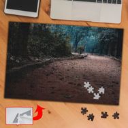 75A18 Kumlu Ağaçlı Yürüyüş Yolu 240 Parça Puzzle Yapboz Tablo