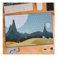 760 İllüstrasyon Dağlar Ve Gökyüzü 240 Parça Puzzle Yapboz Tablo