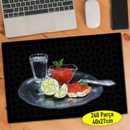 76882952 Kırmızı Havyar Balık Yumurtası 240 Parça Puzzle Yapboz