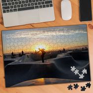 7799 Kaykay Yapan Çocuklar 240 Parça Puzzle Yapboz
