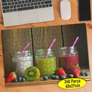 792109 Smoothie Meyveli Soğuk İçecekler 240 Parça Puzzle Yapboz