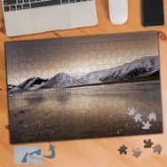794 Dağ Kenarında Gölet 240 Parça Puzzle Yapboz Tablo