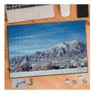 796 Mavi Gökyüzü Altında Dağ Doğa 240 Parça Puzzle Yapboz Tablo