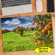 79756611 Meyve Bahçesi Portakal Ağacı 240 Parça Puzzle Yapboz