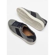 7ADIMDAAŞK 002Y22E4043 Gri Hakiki Deri Erkek Sneaker Ayakkabı