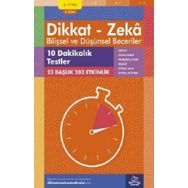 8-9 Yaş Dikkat - Zeka Bilişsel ve Düşünsel Beceriler 3. Kitap - 10 Dakikalık Testler Matematik ve Görsel Zeka Dikkat ve Zeka Akademisi Yayınları