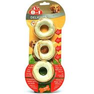 8 in 1 Delights Rings 3´lü 119 gr Tavuklu Köpek Çiğneme Halkaları