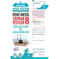 8. Sınıf Akıllı Damla Din Kültürü ve Ahlak Bilgisi Yeni Nesil Yaprak Testler Damla Eğitim