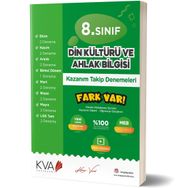 8. Sınıf Din Kültürü Ve Ahlak Bilgisi Fark Var Kazanım Takip Denemeleri Kva Yayınları
