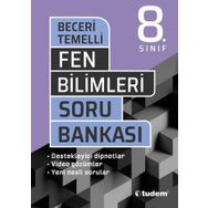 8. Sınıf Fen Bilimleri Beceri Temelli Soru Bankası Tudem Yayınları
