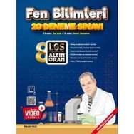 8. Sınıf Fen Bilimleri Tamamı Video Çözümlü 20 Deneme-Altın Oran Yayınları