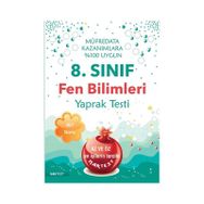 8. Sınıf Fen Bilimleri Yaprak Testi-Yeni Müfredat-Nartest Yayınları
