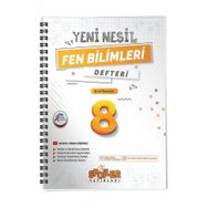 8. Sınıf Fen Bilimleri Yeni Nesil Defteri Spoiler Yayınları