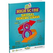 8. Sınıf High Score LGS Sayısal Deneme Sınavı Fen Okulu Yayınları