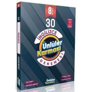 8. Sınıf İngilizce 30 Deneme - Ünlüler Yayınları