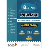 8. Sınıf İngilizce Fark Var Kazanım Takip Denemeleri Kva Yayınları
