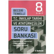 8. Sınıf İnkilap Tarihi Beceri Temelli Soru Bankası Tudem Yayınları