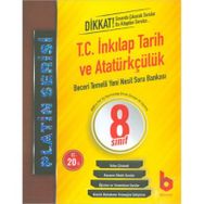 8. Sınıf LGS 1. Dönem T.C. İnkılap Tarihi ve Atatürkçülük Beceri Temelli Yeni Nesil Soru Bankası Platin Serisi-Basamak Yayınları