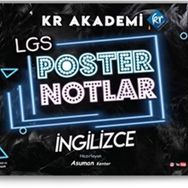 8. Sınıf LGS İngilizce Poster Notlar-KR Akademi Yayınları