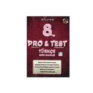 8.Sınıf LGS Pro Test Türkçe Soru Bankası Bilfen Yayınları