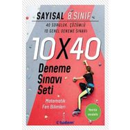8. Sınıf Lgs Sayısal 10x40 Deneme-Tudem Yayınları