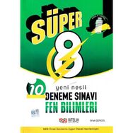 8. Sınıf Süper Fen Bilimleri 10 lu Deneme Sınavı - Nitelik Yayınları