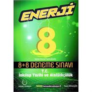 8. Sınıf T.C. İnkılap Tarihi ve Atatürkçülük Enerji 8+8 Deneme Sınavı - Palme Yayınları