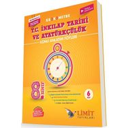 8. Sınıf T.C. İnkılap Tarihi ve Atatürkçülük Kronometre Konu Anlatım Föyleri-Limit Yayınları