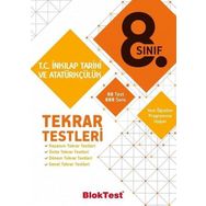 8. Sınıf T.C. İnkılap Tarihi ve Atatürkçülük Tekrar Testleri Bloktest Yayınları