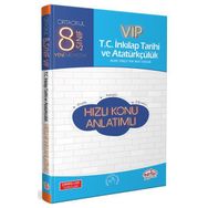 8. Sınıf VIP LGS T.C. İnkılap Tarihi ve Atatürkçülük Hızlı Konu Anlatımlı-Editör Yayınları