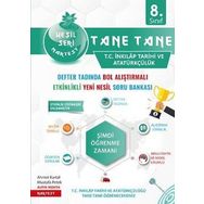 8. Sınıf Yeşil Tane Tane T.C. İnkılap Tarihi ve Atatürkçülük Soru Bankası Nartest Yayınevi