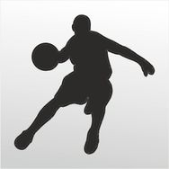 80 cm Basketbol Folyo Sticker