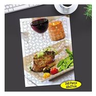 8053013 Kırmızı Et Sunum Tabağı 240 Parça Puzzle Yapboz