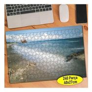 816211 Eski Rustik Gemi Deniz Manzara 240 Parça Puzzle Yapboz