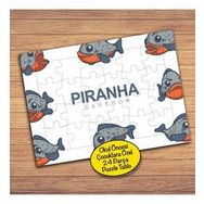 83PZ Pirana Balık Hayvan Çocuklara Özel Puzzle Yapboz Tablo