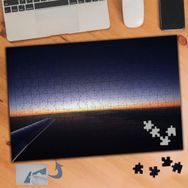 840 Uçaktan Şehir Gece Manzarası 240 Parça Puzzle Yapboz Tablo