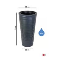 85 Lt Mocha Dekoratif Çok Amaçlı Kumsal Vazo Saksı & Şemsiyelik