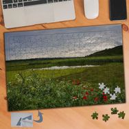 853 Kır Çiçekleri Doğa Manzarası 240 Parça Puzzle Yapboz Tablo