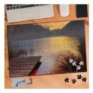 856 Göl Kenarı İskele Manzarası 240 Parça Puzzle Yapboz Tablo