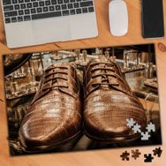 86013907 Lüks Erkek Ayakkabısı 240 Parça Puzzle Yapboz