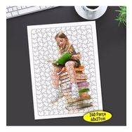 8633102 Kitaplar Üstünde Küçük Kız 240 Parça Puzzle Yapboz