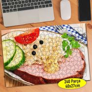 86610 Kahvaltı İçin Hazırlanmış Ekmek 240 Parça Puzzle Yapboz