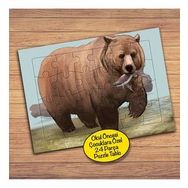 86927 Balık Avlamış Ayıcık Çocuklara Özel Puzzle Yapboz Tablo