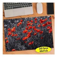 87770638 Kırmızı Gelincik Çiçekleri 240 Parça Puzzle Yapboz