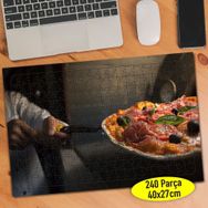 87836330 Taş Fırında Pizza Fast Food 240 Parça Puzzle Yapboz