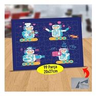 886 Yapay Zekalı Robot Arkadaşlar 99 Parça Puzzle Yapboz Tablo