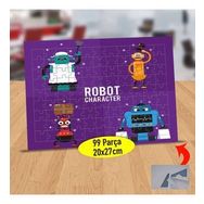 896 Selam Veren Yapay Zeka Robotlar 99 Parça Puzzle Yapboz Tablo