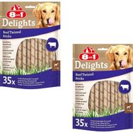 8in1 2x190 gr Delights Köpekler Için Biftekli Ödül Çubuğu